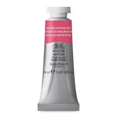 Winsor & Newton Professional Watercolor - Quinacridone Red, 14 ml Tube