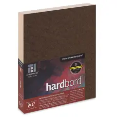 Ampersand Hardbord Panel - 9" x 12", 1-1/2" Cradled