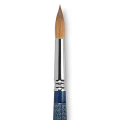 Escoda Optimo Kolinsky Sable Brush - Pointed Round, Long Handle, Size 14