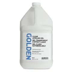 Golden Self-Leveling Clear Gel Medium - Gloss, 128 oz tub