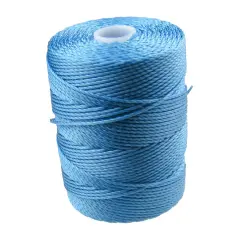 C-LON Bead Cord, Caribbean Blue - 0.5mm, 92 Yard Spool