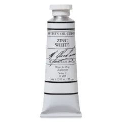 M. Graham Artists' Oil Color - Zinc White, 37 ml tube