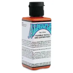 Alpha6 AlphaFlex Textile and Leather Paint - Burnt Orange, 147 ml, Bottle