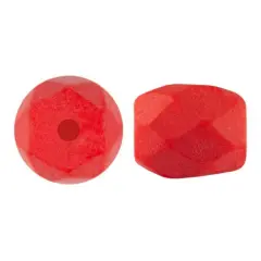 Baros Par Puca&reg; Czech glass bead, Frost Cherry Matte, 10 grams