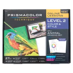 Prismacolor Technique Animal Drawing Set - Level 2, Color and Style