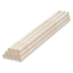 Creativity Street Wooden Dowel Rods - Pkg of 12, 3/8" x 36"
