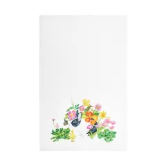 Bunny Rabbit & Duck Chick Printed Easter Spring Theme Kitchen Dishtowel