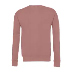 Bella + Canvas Unisex Sponge Fleece Drop Shoulder Sweatshirt - Mauve, X-Small