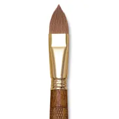 Escoda Reserva Kolinsky-Tajmyr Sable Brush - Filbert, Long Handle, Size 18