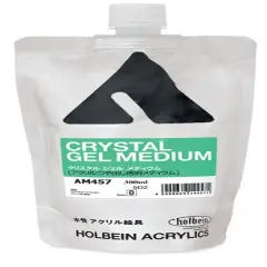 Holbein Acrylic Medium - Crystal Gel Medium, 300 ml pouch