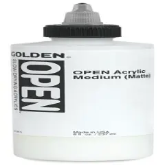 Golden Open Acrylic Medium - Matte, 8 oz bottle