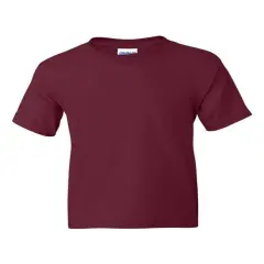 Gildan&reg; DryBlend Youth Short Sleeve Crewneck T-Shirt Maroon