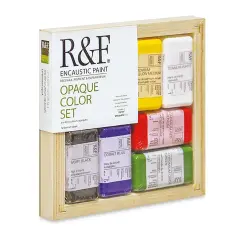 R&F Encaustic Paint - Set of 6, Opaque Colors, 40 ml