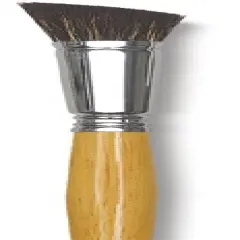 Escoda Polecat Hair Deer-Foot Brush - Round, Size 18