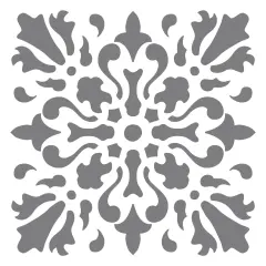 Marrakesh Tile Wall Stencil | 3804 by Designer Stencils | Pattern Stencils | Reusable Stencils for Painting | Safe & Reusable Template for Wall Decor | Try This Stencil Instead of a Wallpaper | Easy to Use & Clean Art Stencil Pattern
