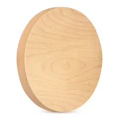 American Easel Cradled Round Birch Painting Panel - 12" Dia. x 7/8" D