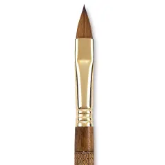 Escoda Reserva Kolinsky-Tajmyr Sable Brush - Filbert, Short Handle, Size 10