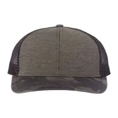 DRI DUCK&reg; Pique Trucker Cap Rock/ Camo