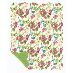 Pembroke Reversible Cotton Quilted 50" x 60" Throw Blanket