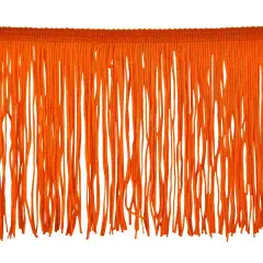 Belagio Chainette Fringe, 4" Wide, 10-Yard Bolt, Orange