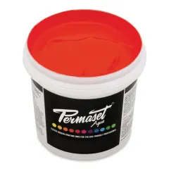 Permaset Aqua Fabric Ink - Glow Orange, Liter
