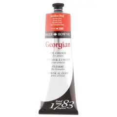 Daler-Rowney Georgian Oil Color - Vermilion Hue, 225 ml tube
