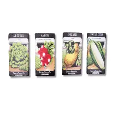 Veggie Seed Pack Wall Art A/4 4.25 x 0.25 x 6.25 Inches.