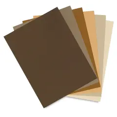 Canson Mi Teintes Drawing Papers - 12" x 16", Earth Tone, Pad, 24 Sheets