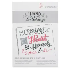 Hahnem&uuml;hle Hand Lettering Pad - 11.69" x 16.54", 25 Sheets
