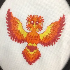 Phoenix Counted Cross Stitch DIY KIT