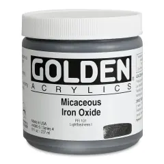 Golden Special Iridescent Acrylics - Micaceous Iron Oxide, 8 oz