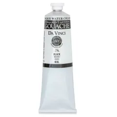 Da Vinci Professional Gouache - Black, 150 ml tube