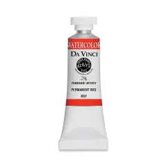 Da Vinci Artists' Permanent Watercolor - Red (Permanent), 15 ml tube