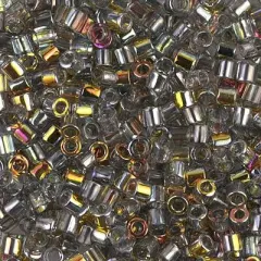 Miyuki Delica Bead 8/0, DBL2201, Crystal/Marea VM