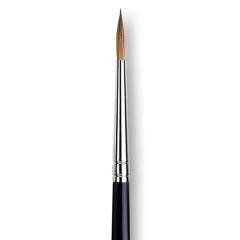 Da Vinci Maestro Kolinsky Brush - Long Tapered Round, Short Handle, Size 1