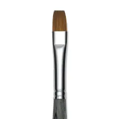 Da Vinci Colineo Synthetic Kolinsky Sable Brush - Flat, Size 8, Short Handle