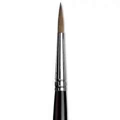 Da Vinci Maestro Kolinsky Sable Brush - Round, Short Handle, Size 6