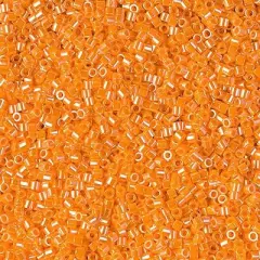 Miyuki Delica Bead 15/0, DBS1563, Opaque Mandarin Luster