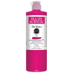 Da Vinci Fluid Acrylics - Quinacridone Magenta, 16 oz bottle