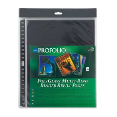 Itoya PolyGlass Refill Page Pack - 8 1/2" x 11", Portrait, Pkg of 10