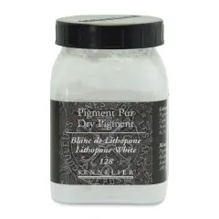 Sennelier Dry Pigment - Lithopone White, 180 g jar