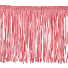 Belagio Chainette Fringe, 6" Wide, Dusty Rose, 10-Yard Bolt