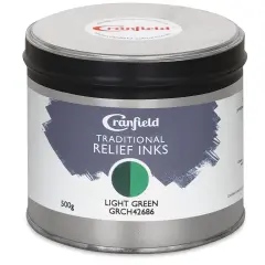 Cranfield Traditional Relief Ink - Light Green 500 g