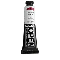 Golden Open Acrylics - Quinacridone Magenta, 2 oz Tube