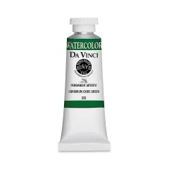 Da Vinci Artists' Permanent Watercolor - Chromium Oxide Green, 37 ml tube