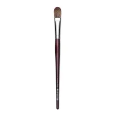 Da Vinci Grigio Synthetic Brush - Filbert, Long Handle, Size 24