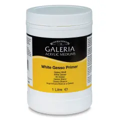 Winsor & Newton Galeria Acrylic Gesso Primer - White, 1 L Jar