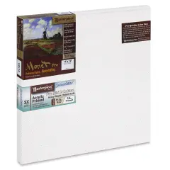Masterpiece Monet Pro Sausalito Cotton Canvas - 12" x 12", Acrylic-Primed