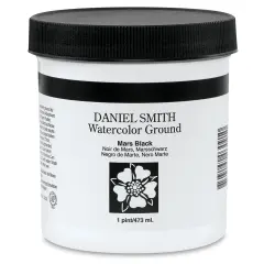 Daniel Smith Watercolor Ground - Mars Black, 16 oz