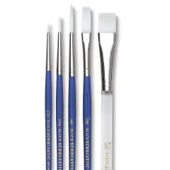 Blick Wonder White- Assorted, Short Handle, Set of 5